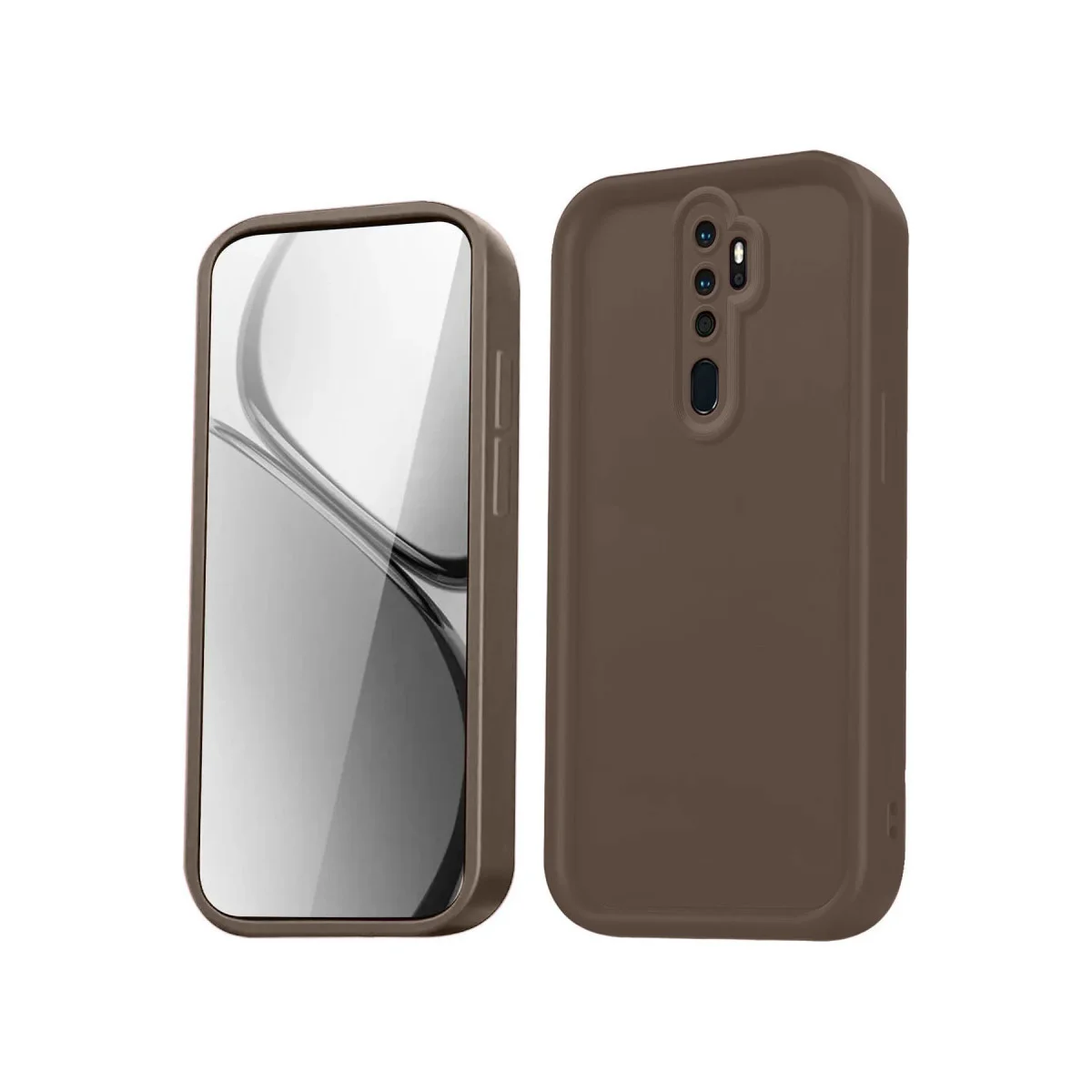 Redmi Note 8 Pro Kılıf Viera Silikon - Kahverengi