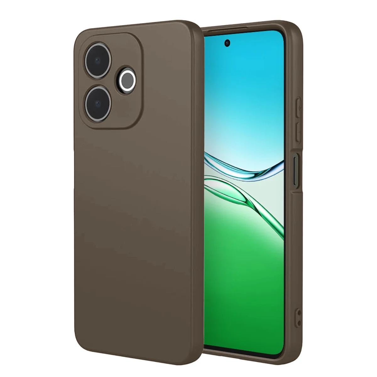 A5 Pro 4G First Silikon - Kahverengi