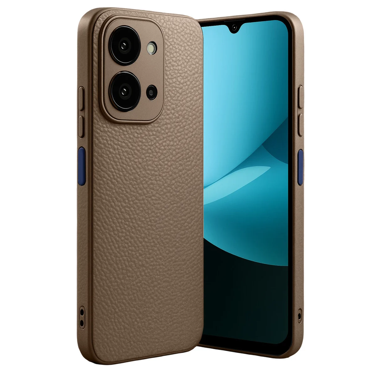 Redmi 15C 4G Thermax Silikon Kılıf - Kahverengi