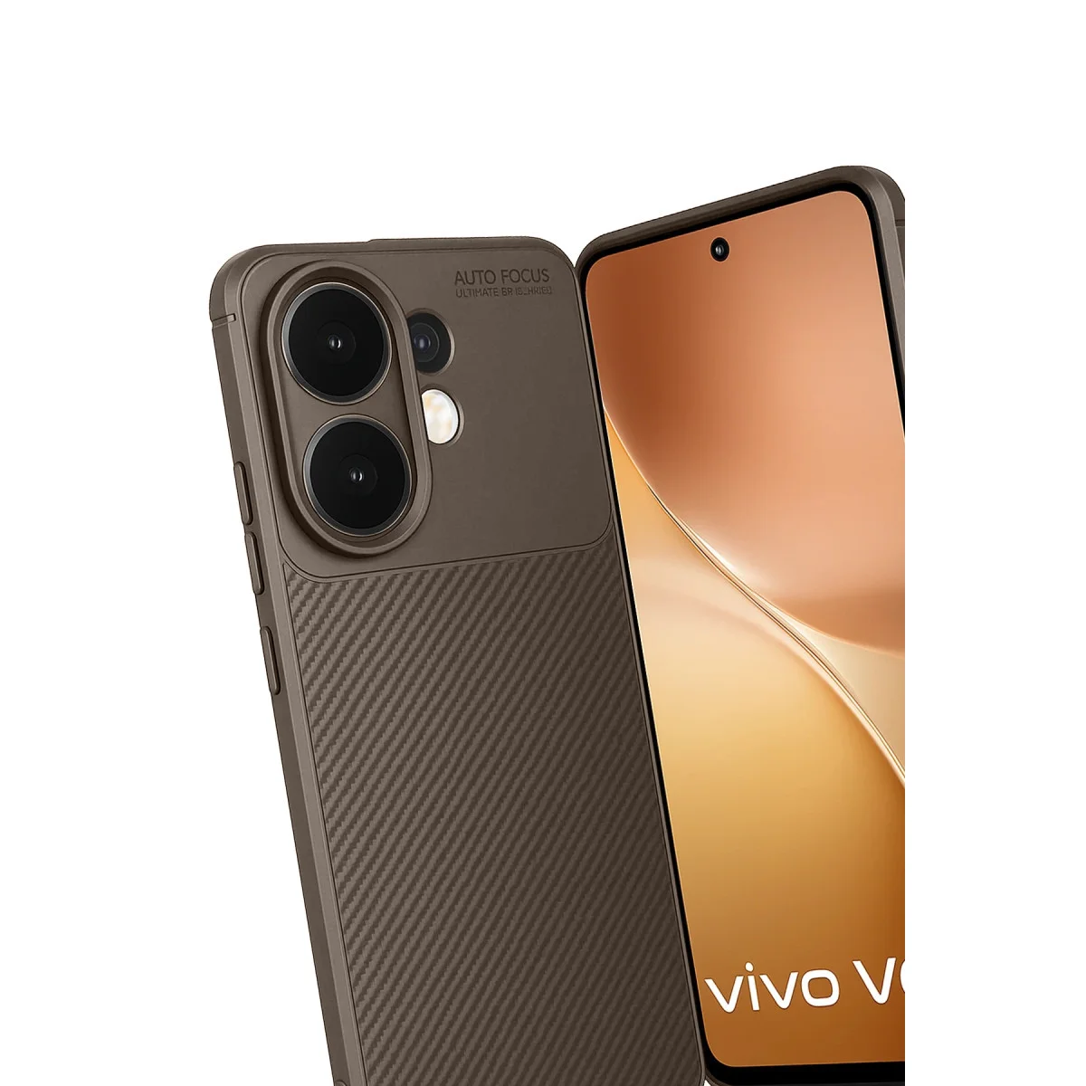 V60 5G Auto Focus Karbon Kapak - Kahverengi