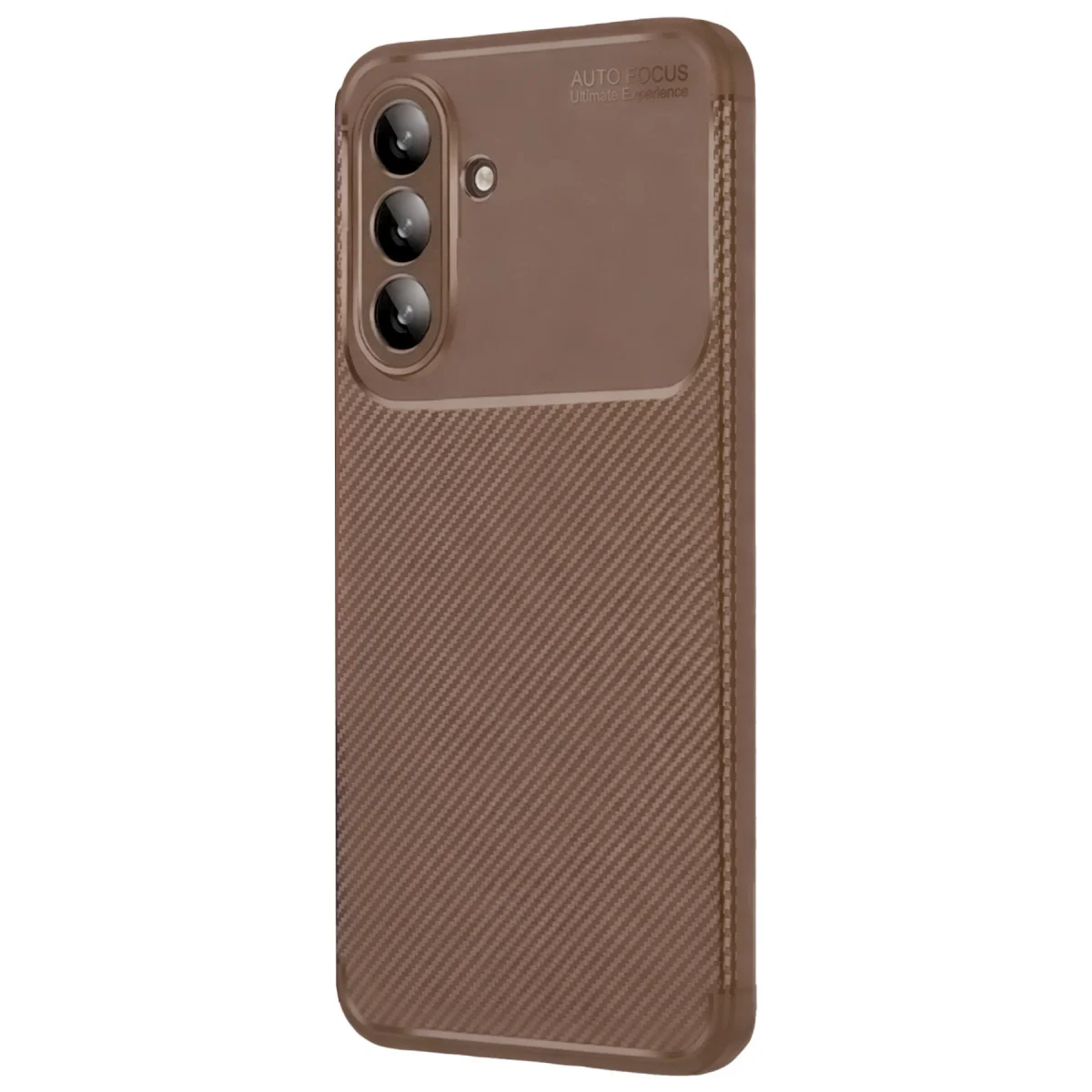 Galaxy A57 5G Auto Focus Karbon Kapak - Kahverengi