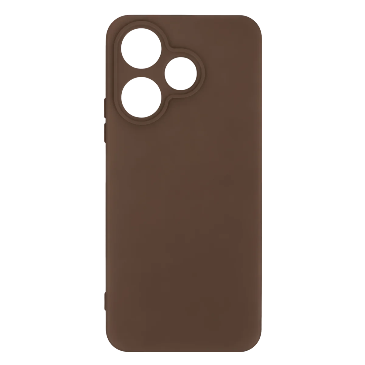 Redmi 13 4G Kılıf First Silikon - Kahverengi
