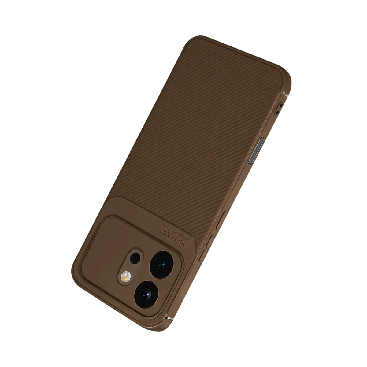 600 Auto Focus Karbon Kapak - Kahverengi