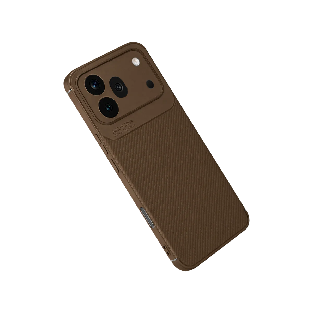 600 Pro Auto Focus Karbon Kapak - Kahverengi