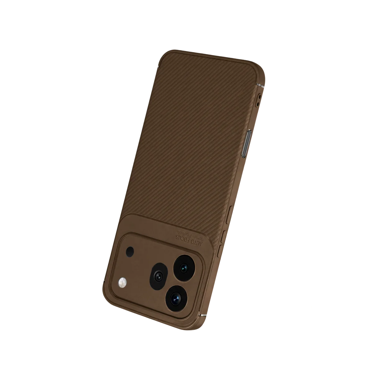 600 Pro Auto Focus Karbon Kapak - Kahverengi