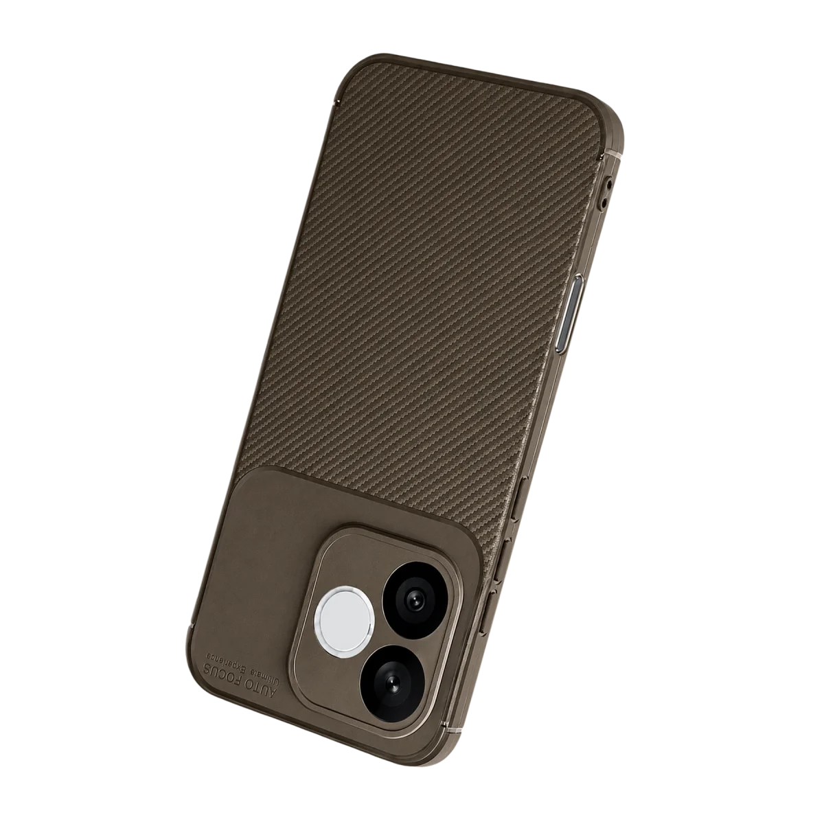 600 Lite Auto Focus Karbon Kapak - Kahverengi