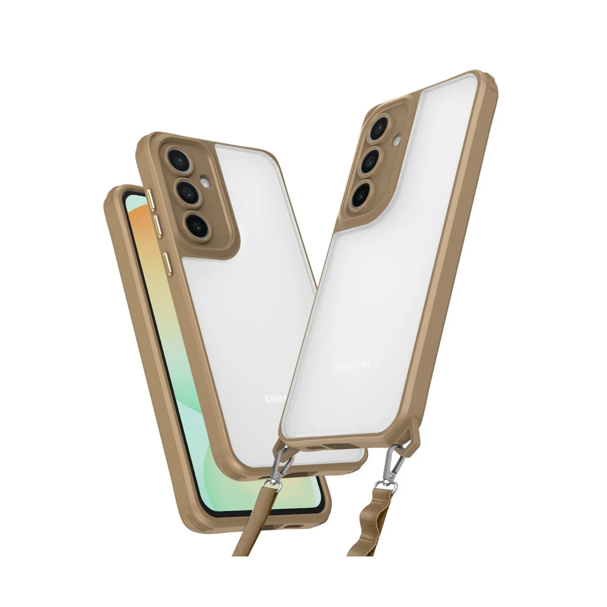Galaxy A25 5G Kılıf Penta Silikon Kılıf - Çöl Titanyum