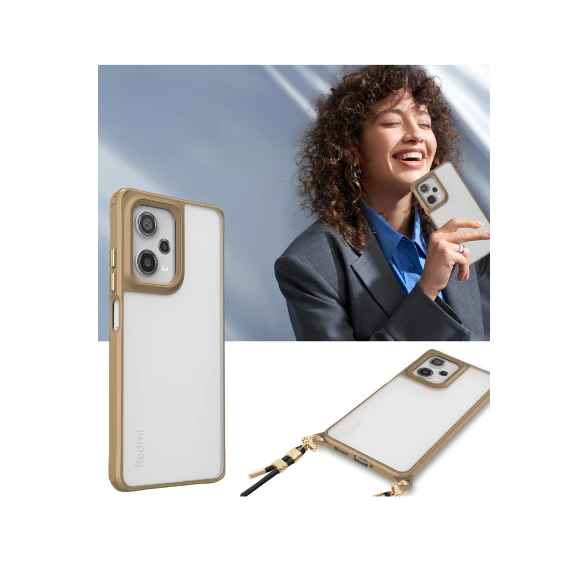 Redmi Note 12 Pro 5G Kılıf Penta Silikon Kılıf - Çöl Titanyum