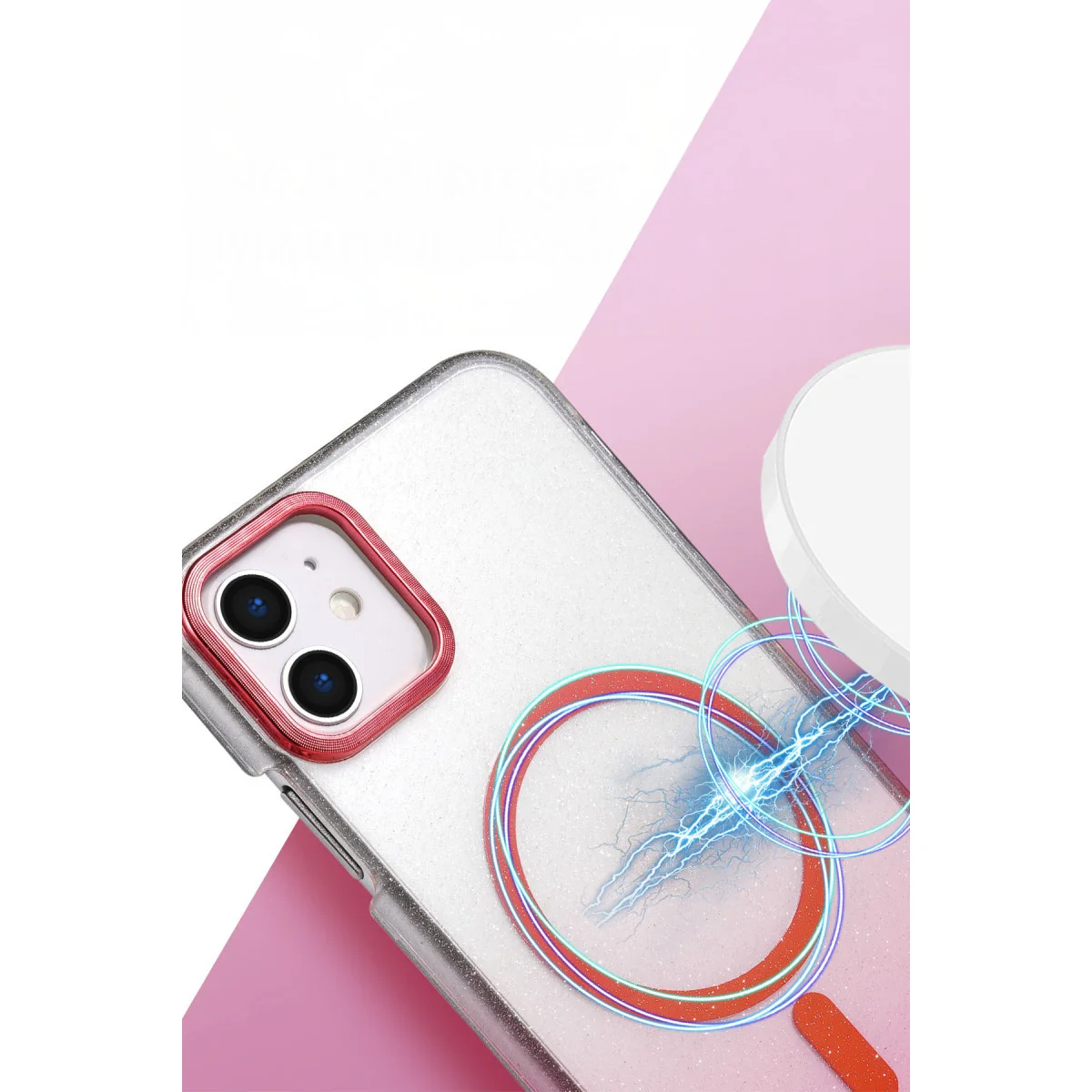 iPhone 11 Glossy Magsafe Kapak - Çöl Titanyum