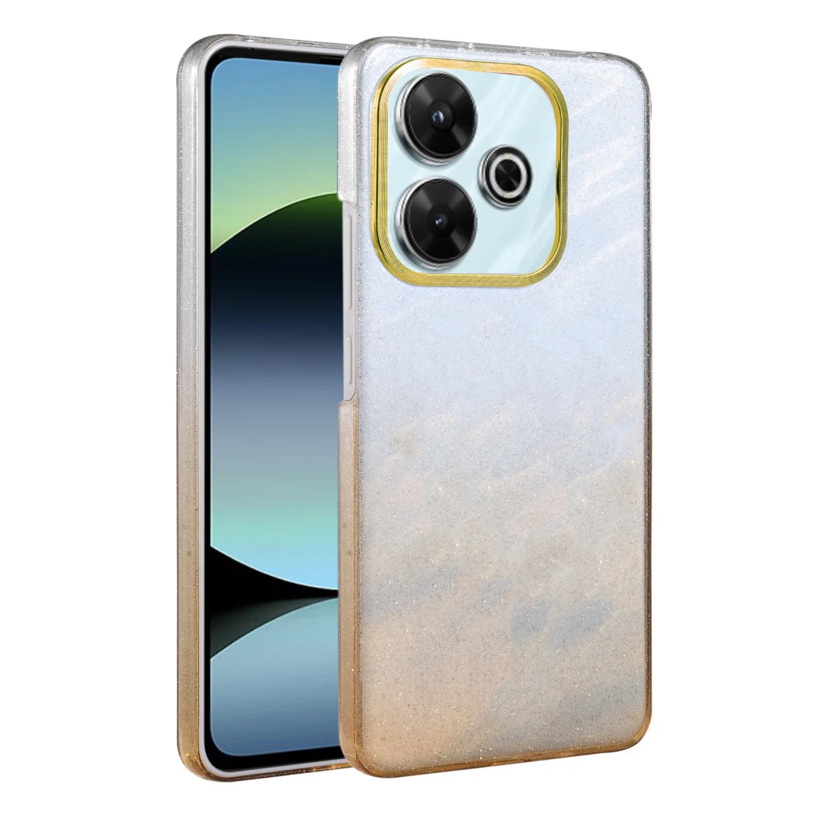 Redmi 13 4G Glossy Kapak - Çöl Titanyum