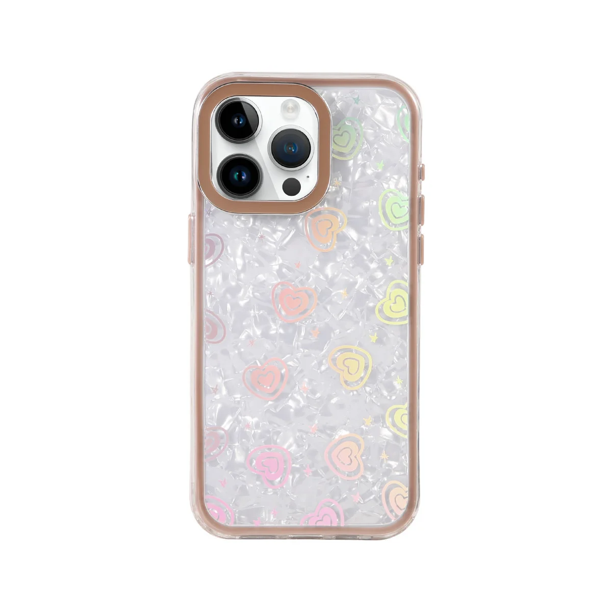 iPhone 16 Pro Max Lumi Desenli Kapak - Çöl Titanyum