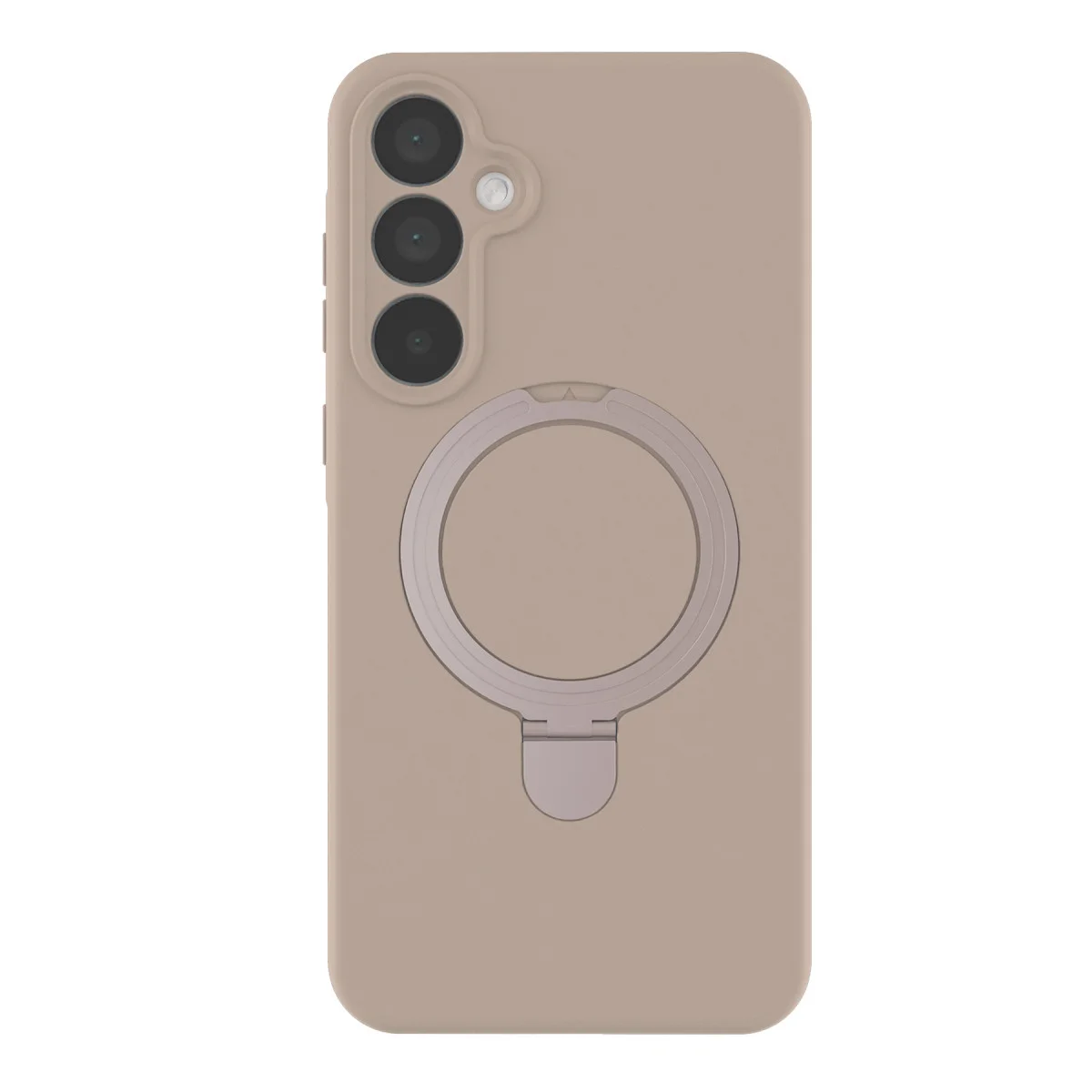 Galaxy A55 5G Regal Magsafe Standlı Kapak - Çöl Titanyum