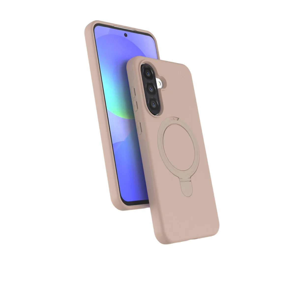 Galaxy A56 Regal Magsafe Standlı Kapak - Çöl Titanyum
