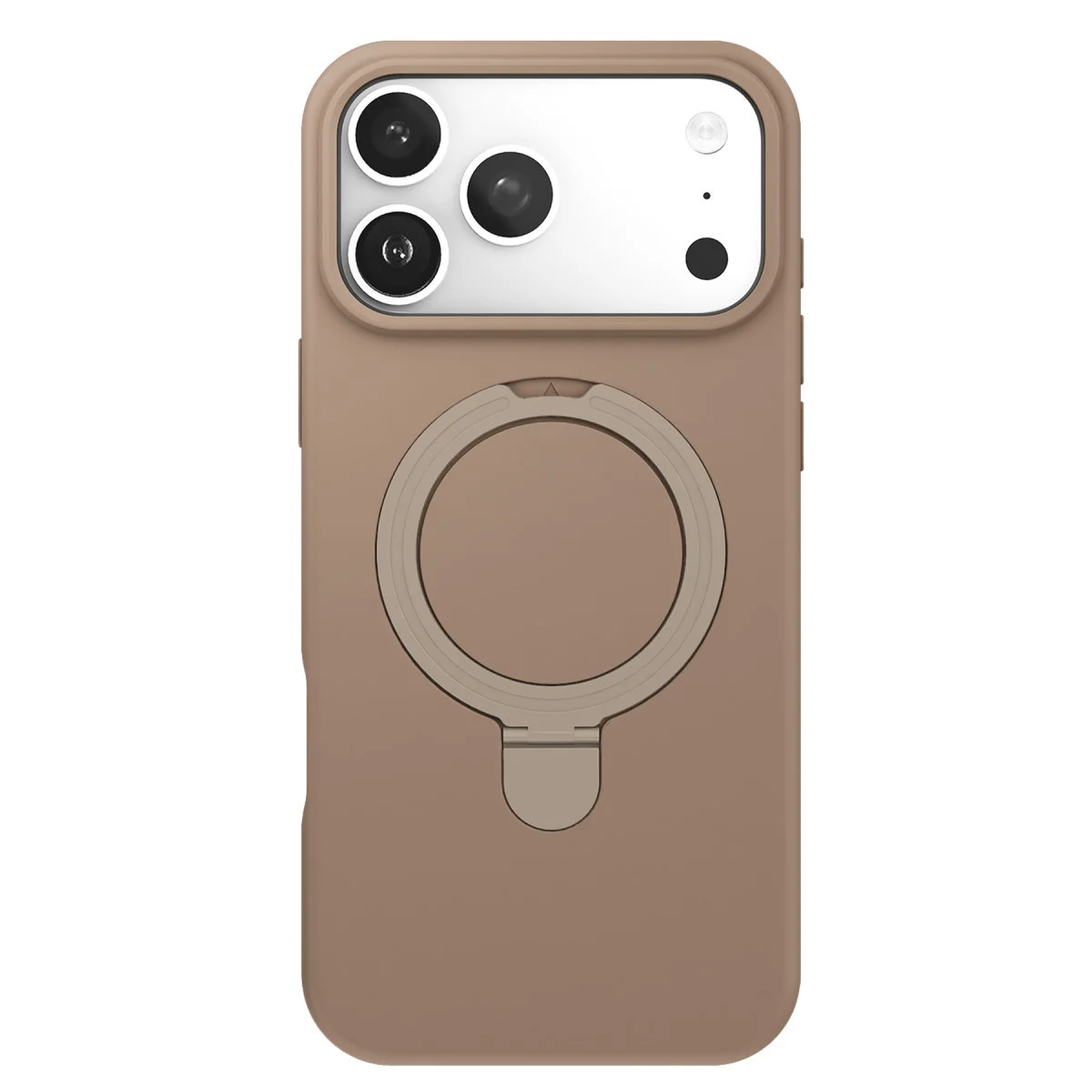 iPhone 17 Pro Max Regal Magsafe Standlı Kapak - Çöl Titanyum
