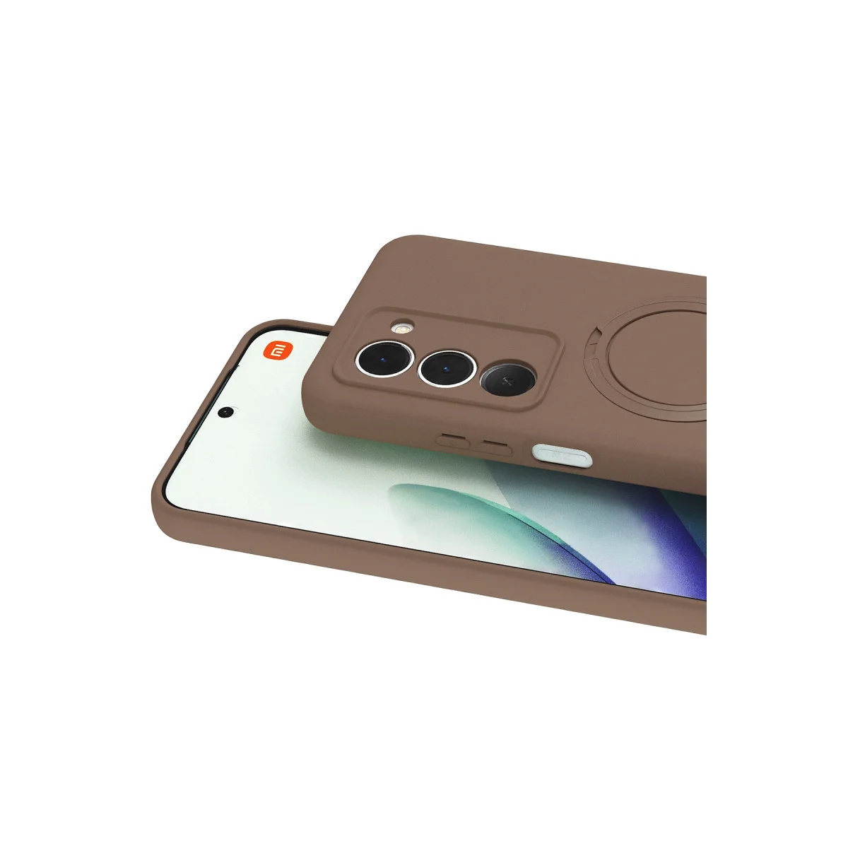 Redmi 15 4G Regal Magsafe Standlı Kapak - Çöl Titanyum