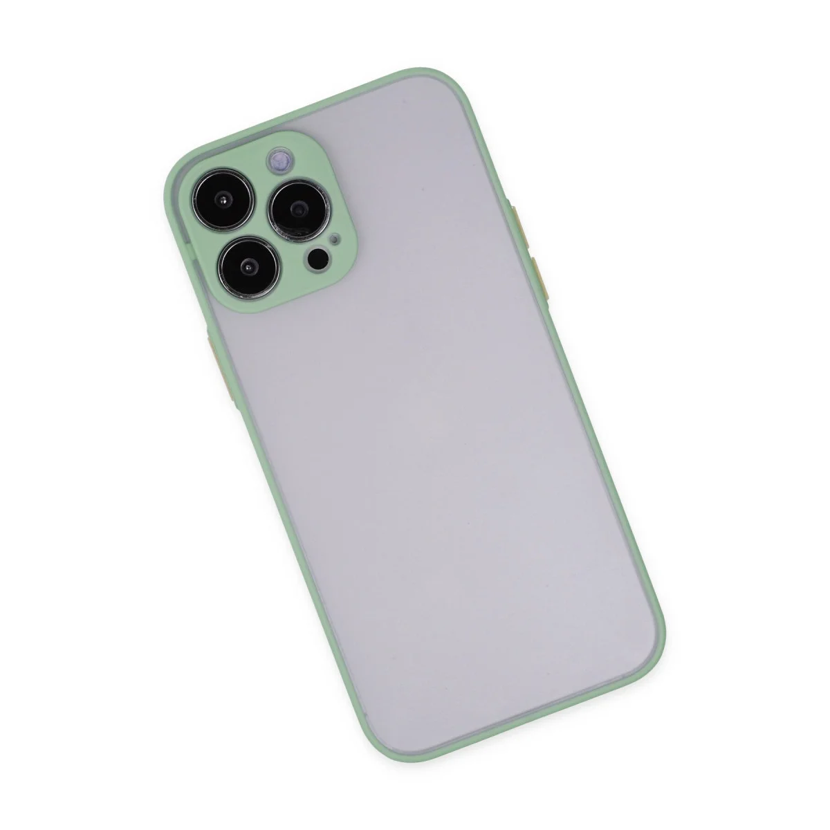 iPhone 13 Pro Max Kılıf Montreal Silikon Kapak - Turkuaz