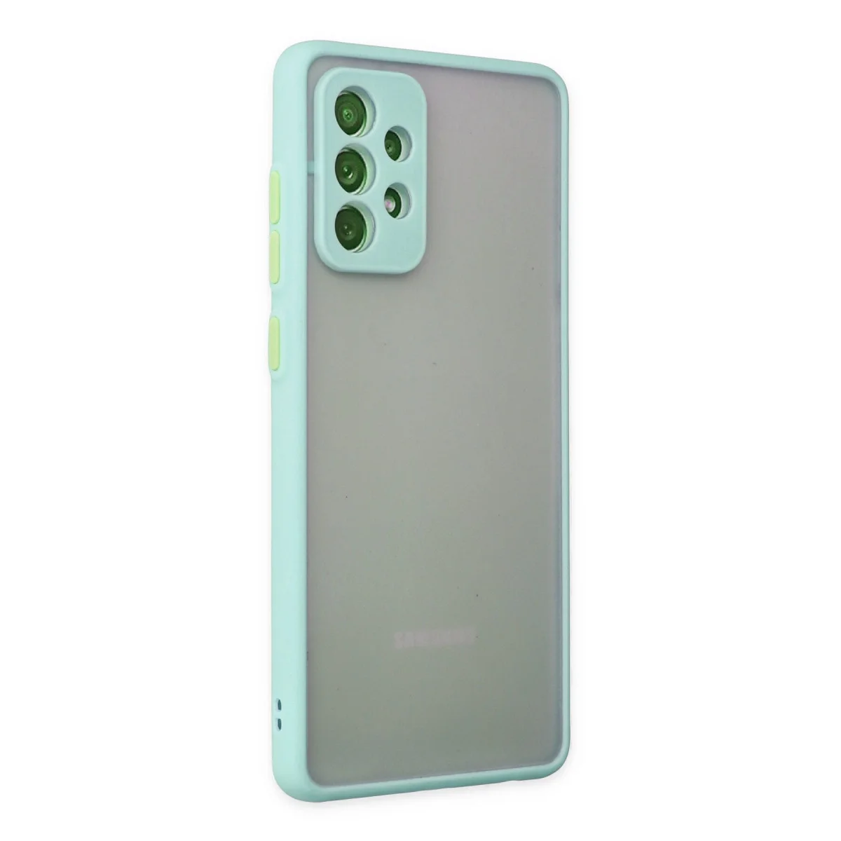 Galaxy A72 Kılıf Montreal Silikon Kapak - Turkuaz