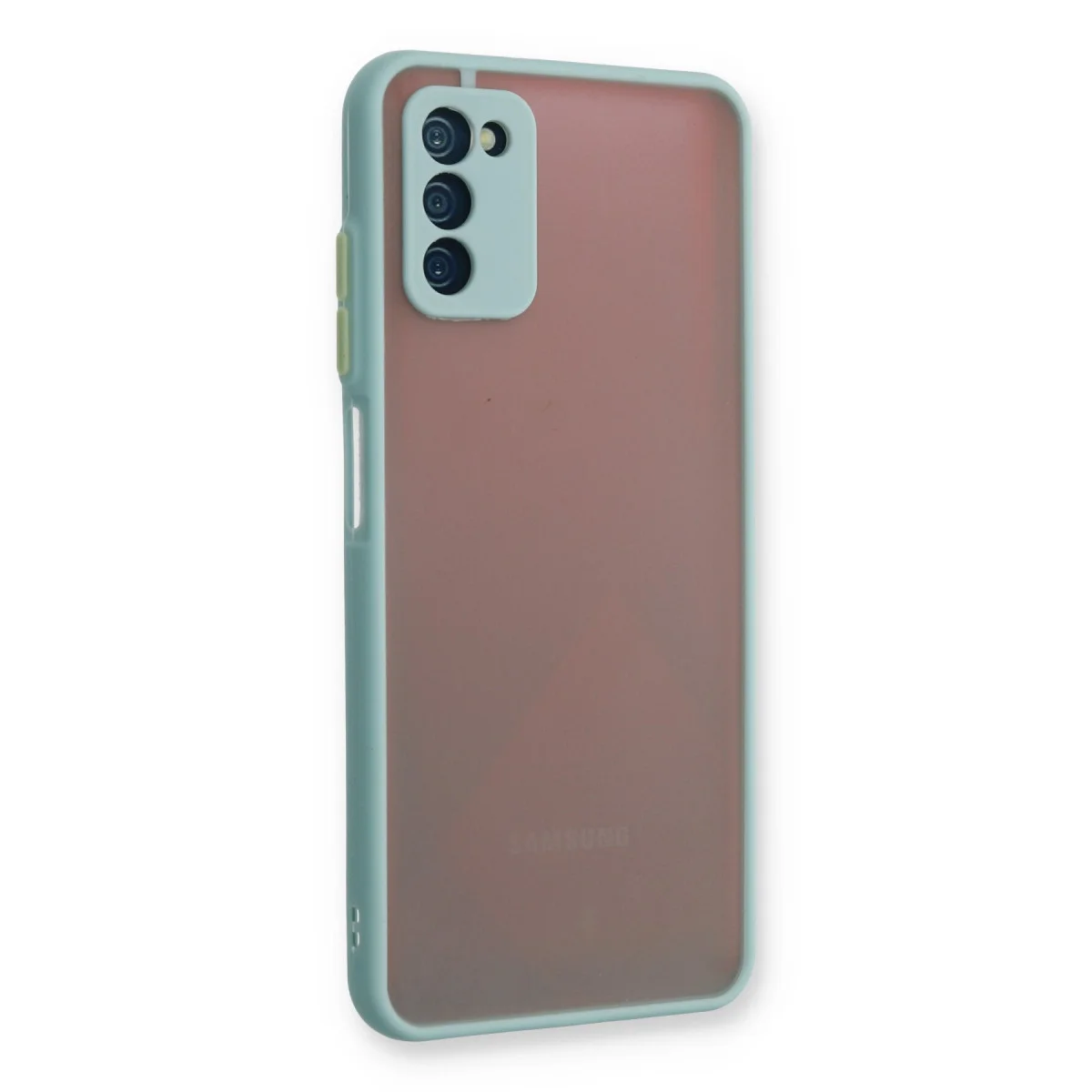 Galaxy A03S Kılıf Montreal Silikon Kapak - Turkuaz