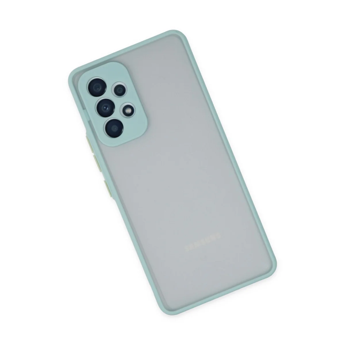 Galaxy A53 5G Kılıf Montreal Silikon Kapak - Turkuaz
