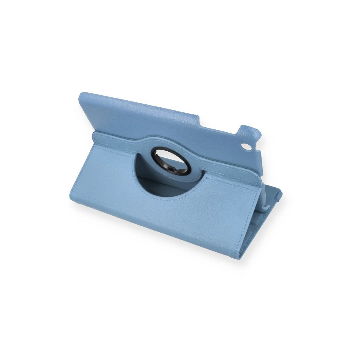 iPad Mini 1 Kılıf 360 Tablet Deri Kılıf - Turkuaz