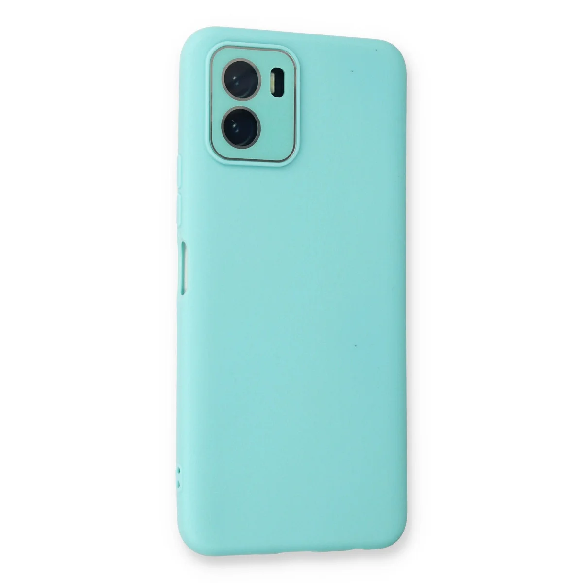 Y15S Kılıf Lansman Glass Kapak - Turkuaz