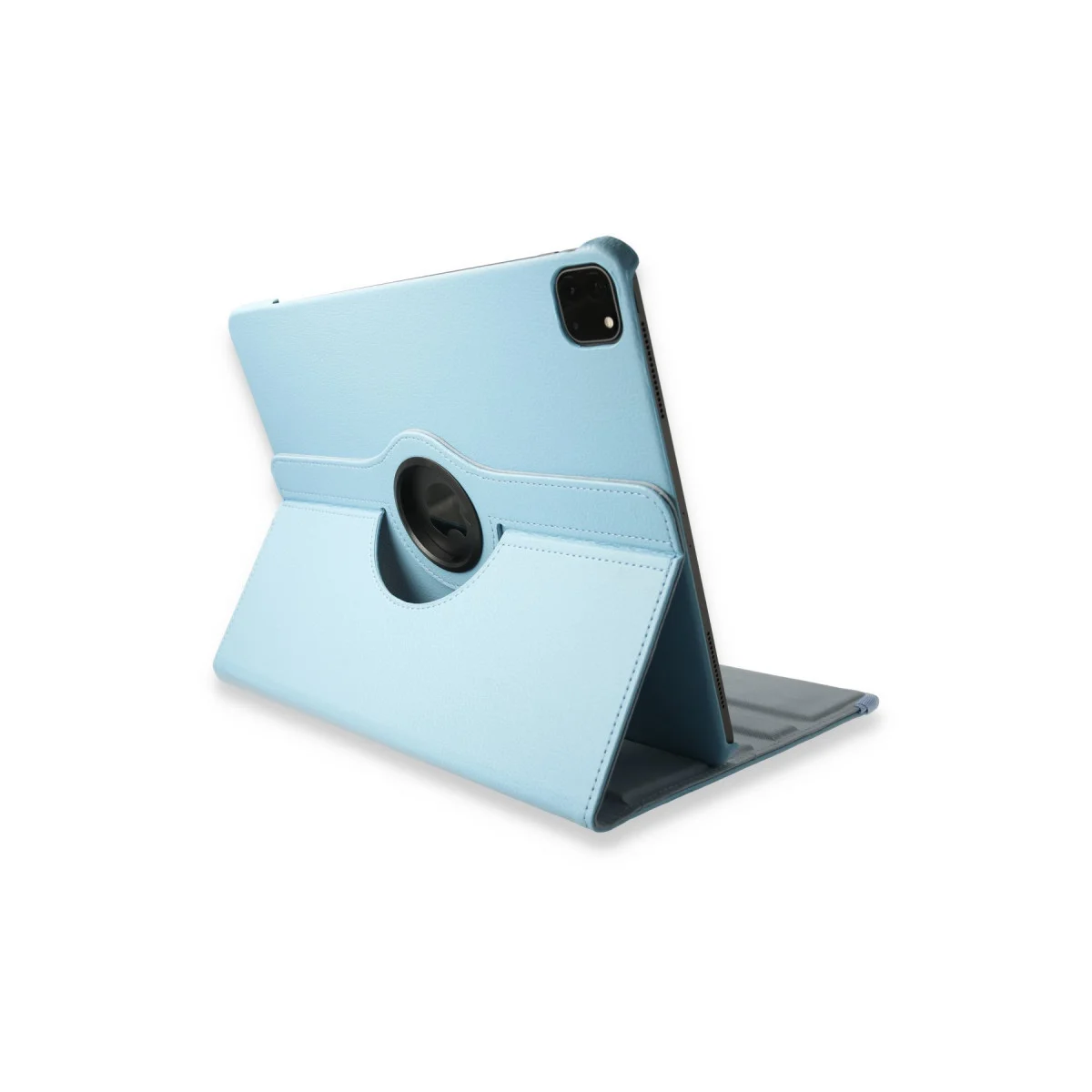 iPad Pro 12.9 (2021) Kılıf 360 Tablet Deri Kılıf - Turkuaz