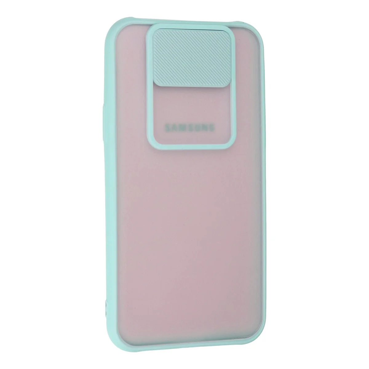 Galaxy J7 Kılıf Palm Buzlu Kamera Sürgülü Silikon - Turkuaz