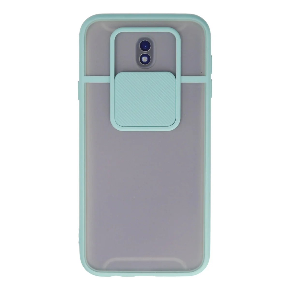 Galaxy J7 Pro / J730 Kılıf Palm Buzlu Kamera Sürgülü Silikon - Turkuaz
