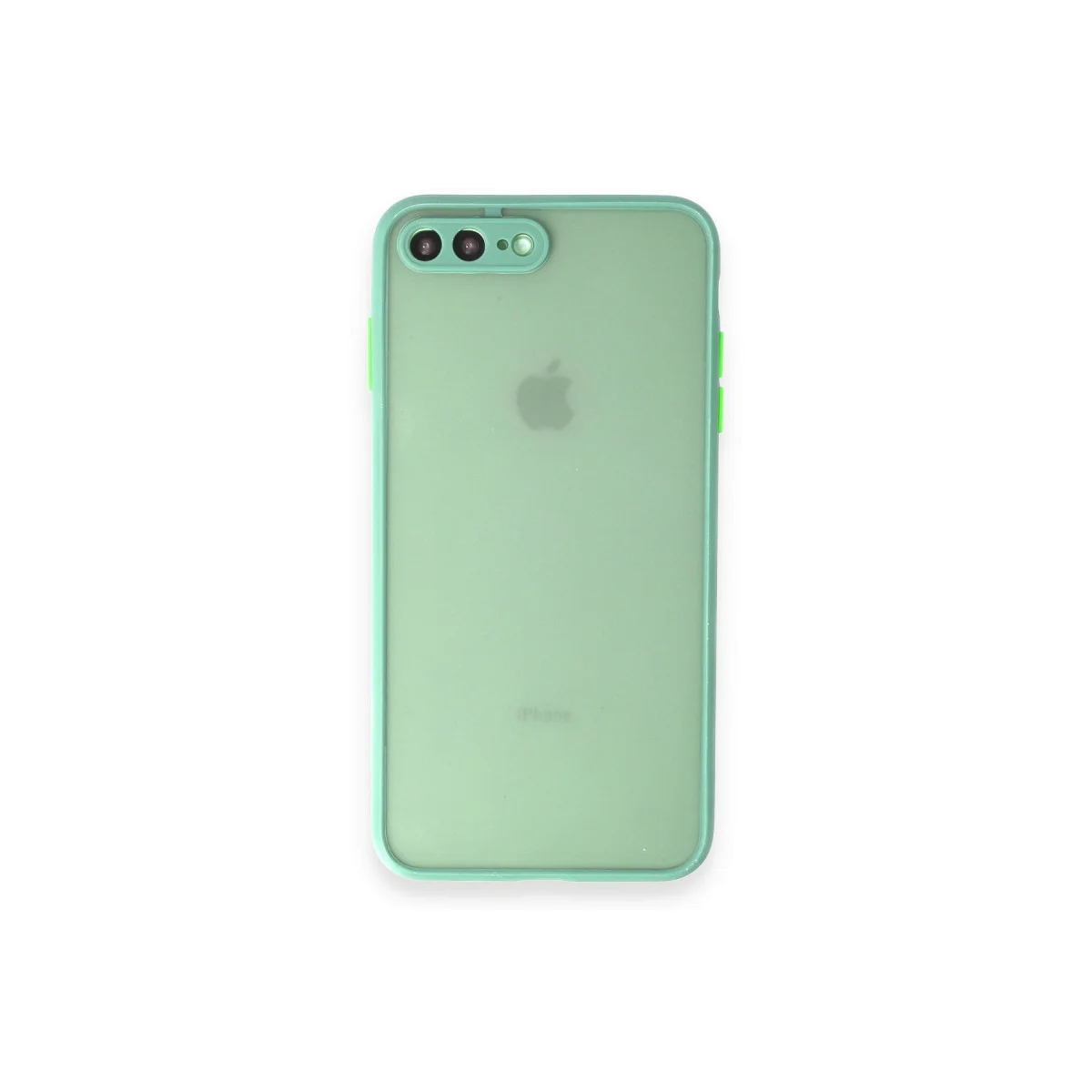 iPhone 7 Plus Kılıf Montreal Silikon Kapak - Turkuaz