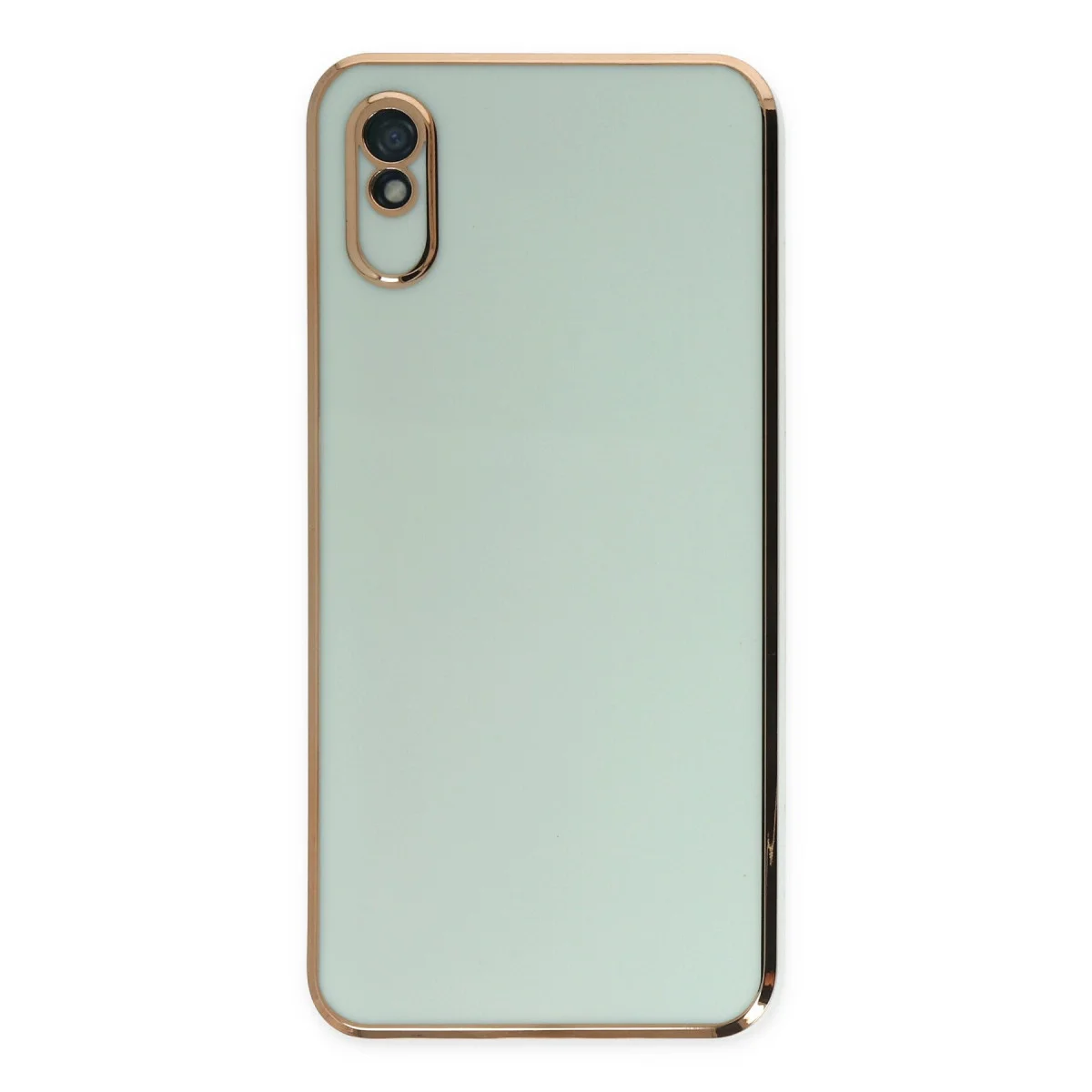 Redmi 9A Kılıf Volet Silikon - Açık Yeşil
