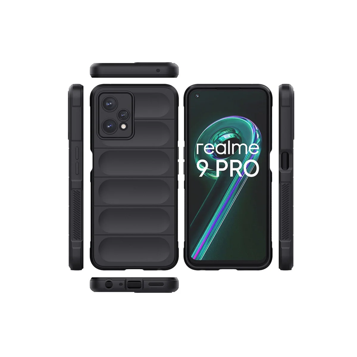 Realme 9 Pro 5G Kılıf Optimum Silikon - Bordo