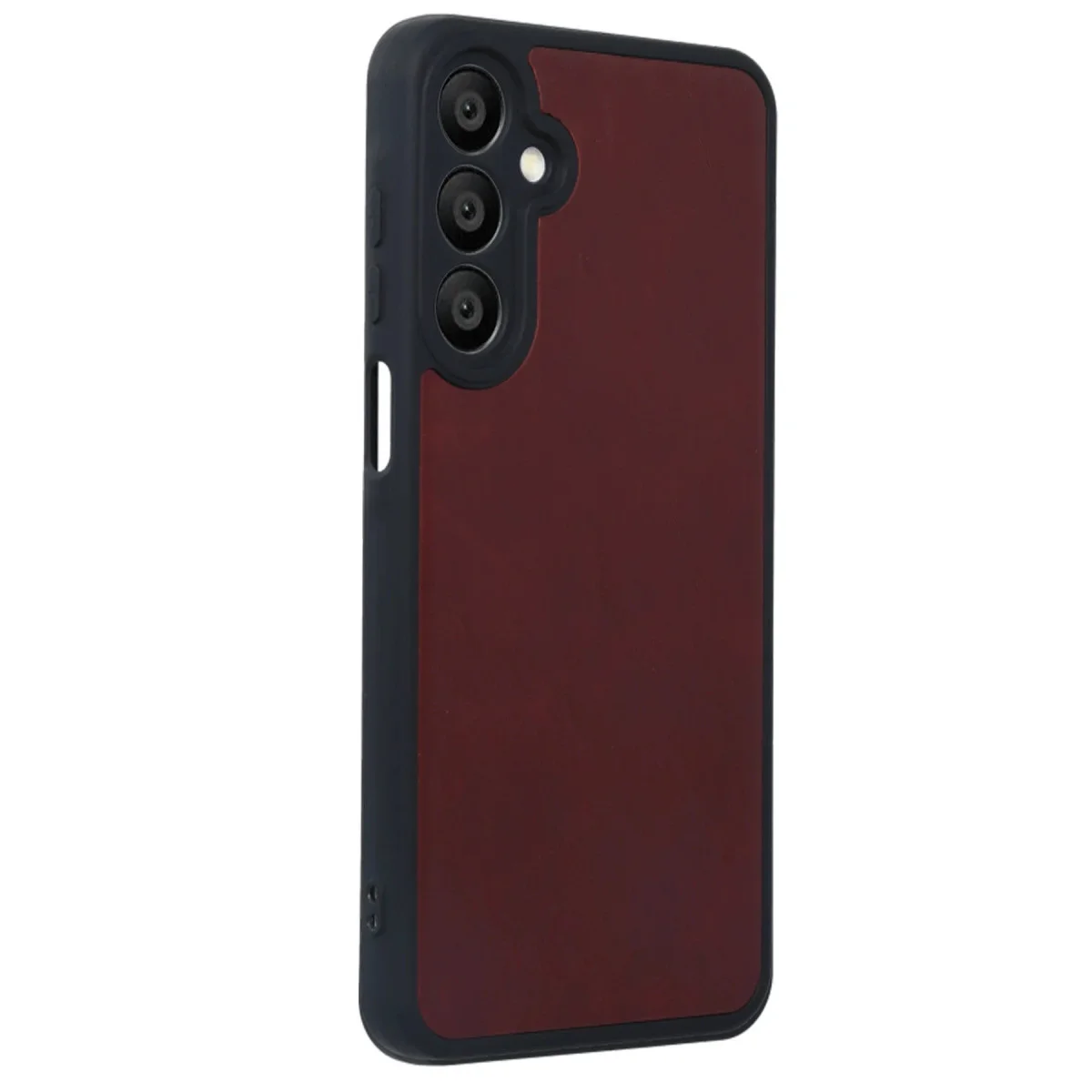 Galaxy M15 Kılıf Aras Deri Kapak - Bordo