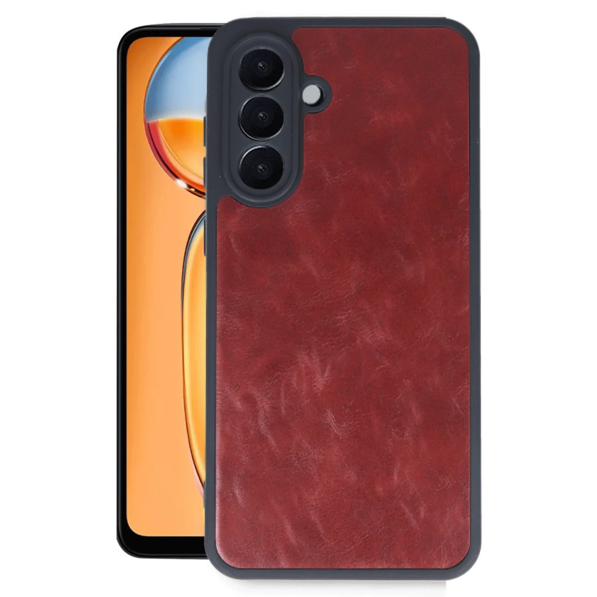 Galaxy A36 Kılıf Aras Deri Kapak - Bordo