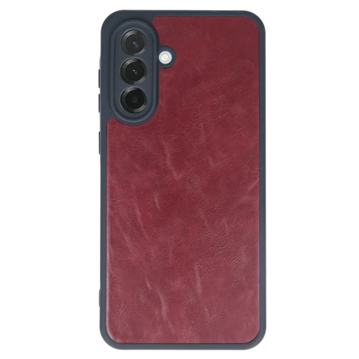 Galaxy A56 Kılıf Aras Deri Kapak - Bordo