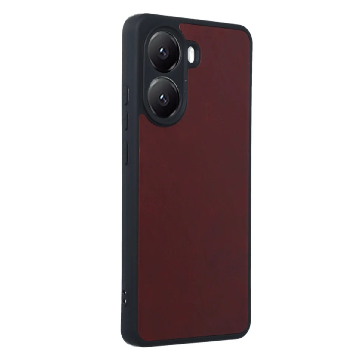 Poco X7 Pro Kılıf Aras Deri Kapak - Bordo