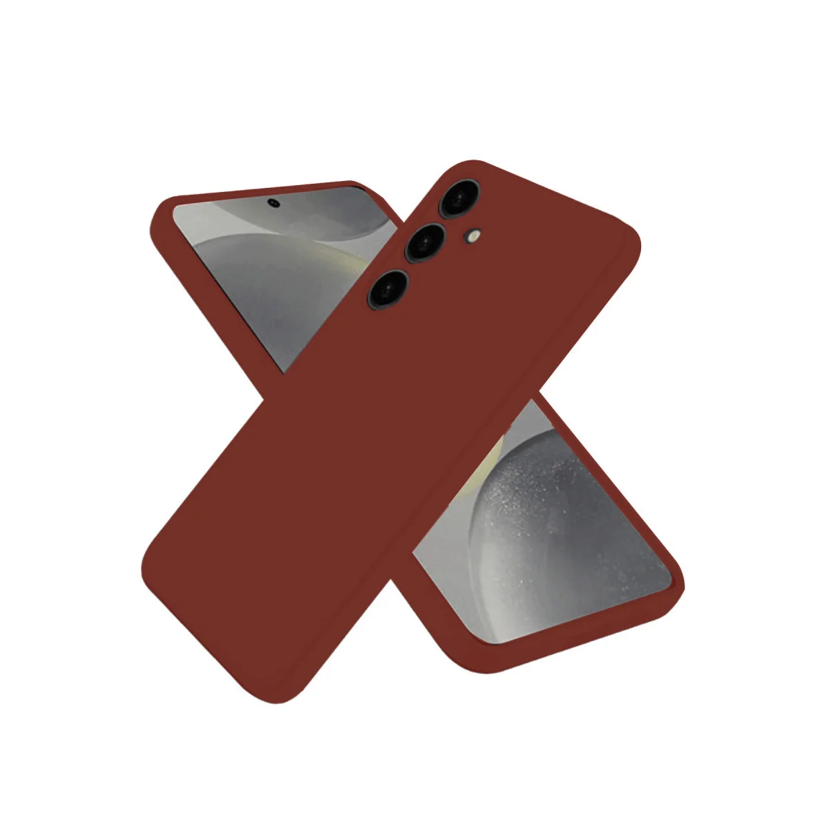Galaxy A56 Kılıf First Silikon - Bordo