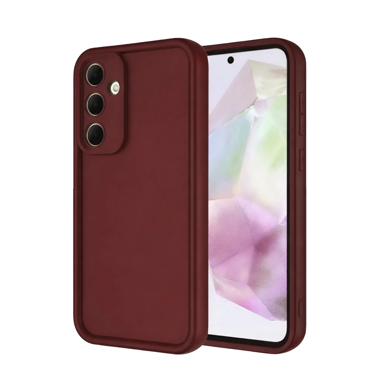 Galaxy A56 Kılıf Viera Silikon - Bordo