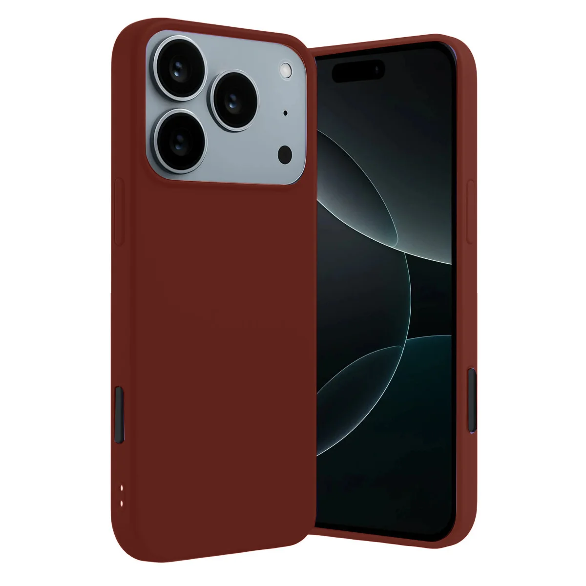 iPhone 17 Pro First Silikon - Bordo