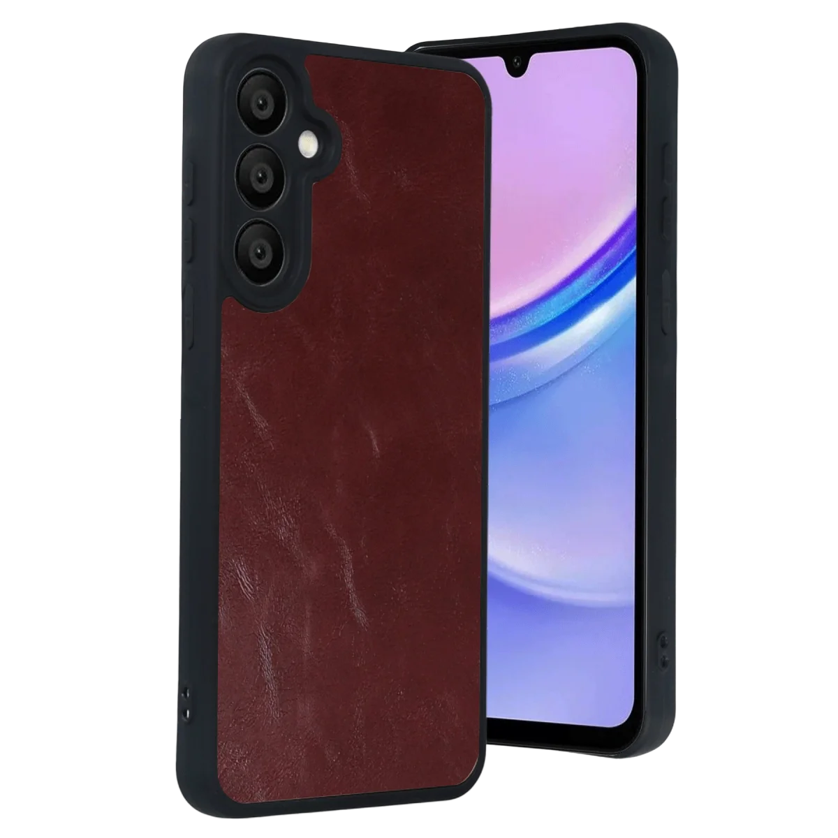 Galaxy A57 5G Aras Deri Kapak - Bordo