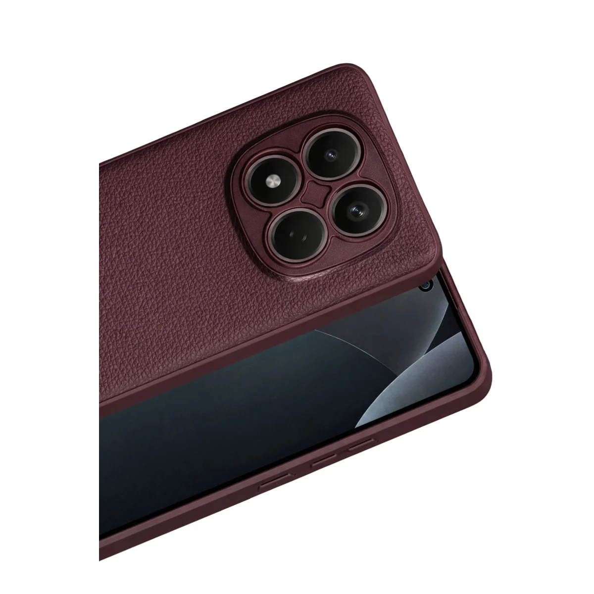 Redmi Note 15 Pro 4G Thermax Silikon Kılıf - Bordo