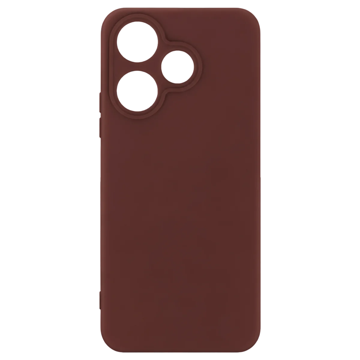 Redmi 13 4G Kılıf First Silikon - Bordo