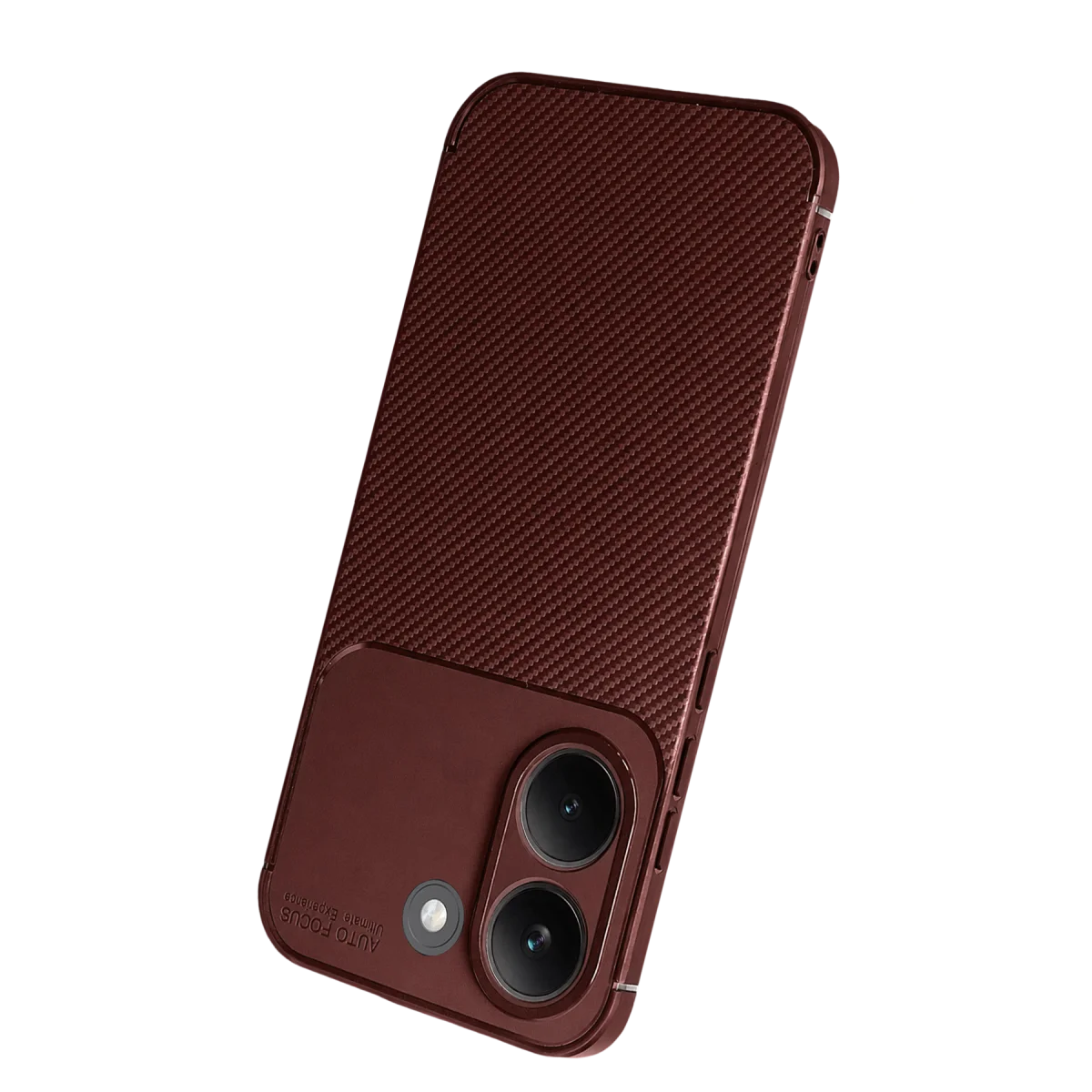 Poco X8 Pro Auto Focus Karbon Kapak - Bordo