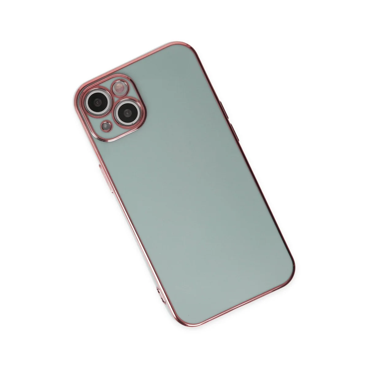 iPhone 13 Kılıf Volet Silikon - Açık Yeşil