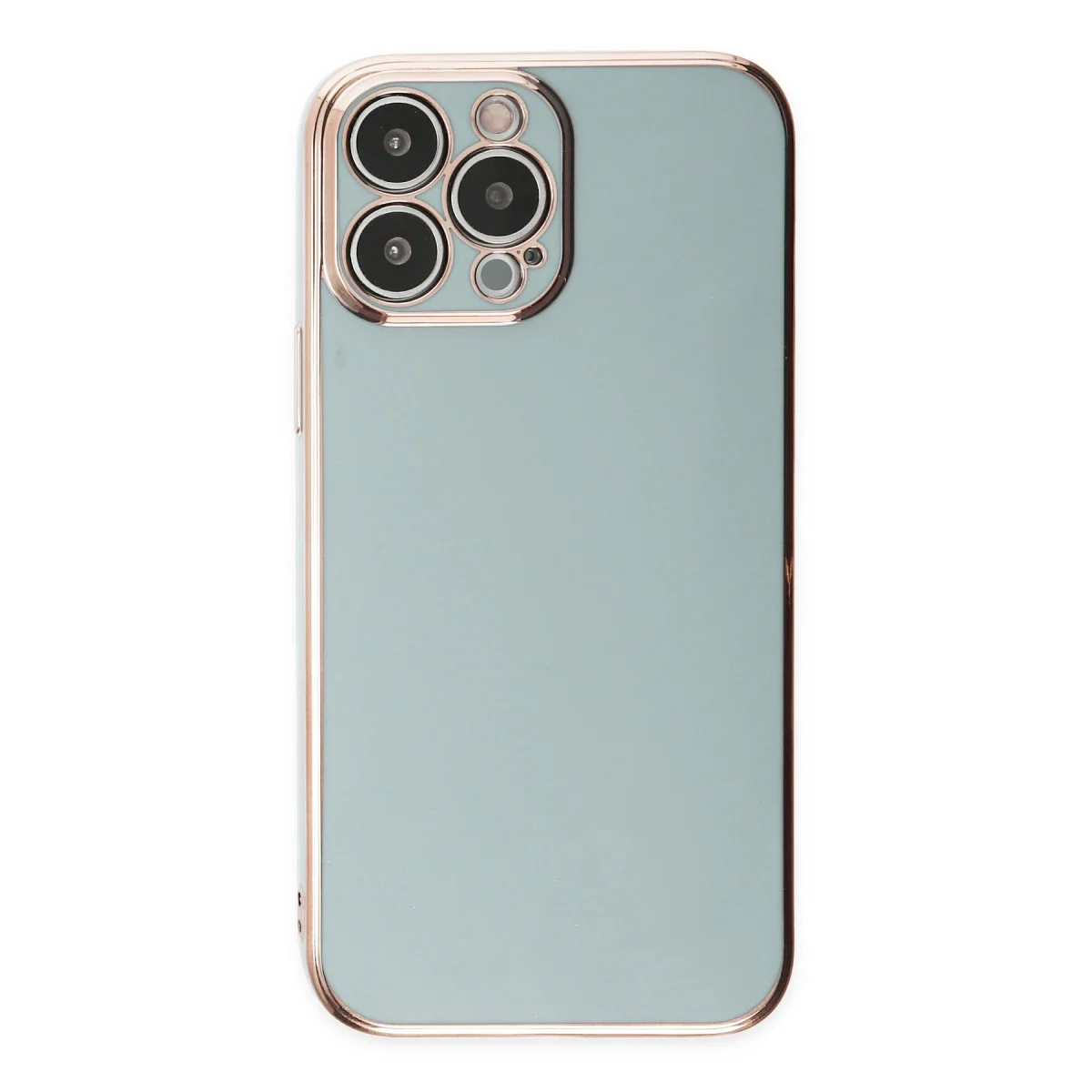 iPhone 13 Pro Kılıf Volet Silikon - Açık Yeşil