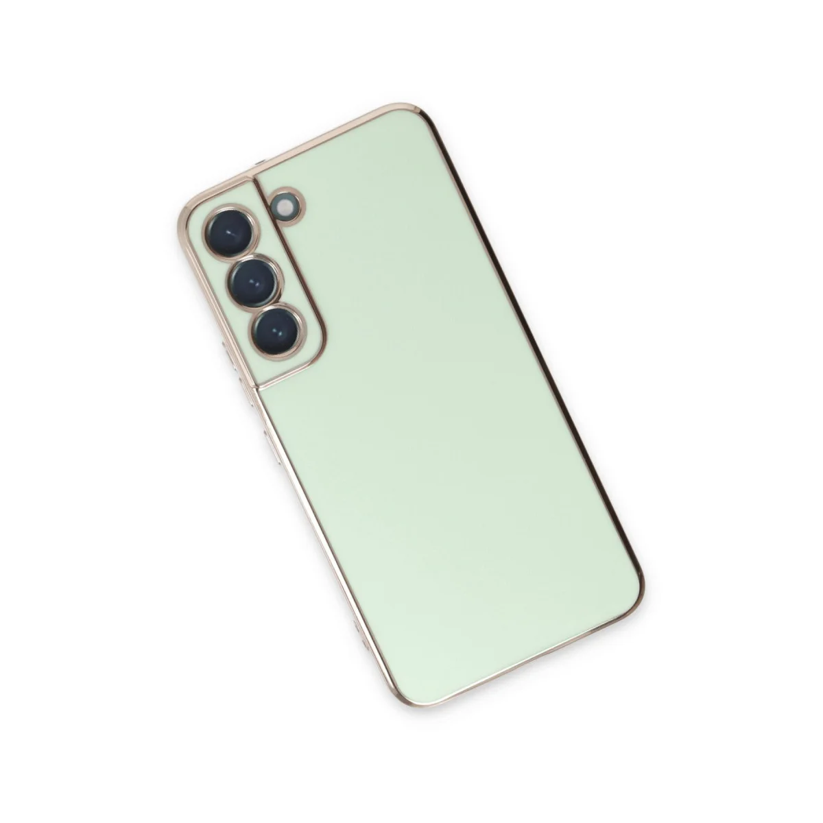 Galaxy S22 Plus Kılıf Volet Silikon - Açık Yeşil