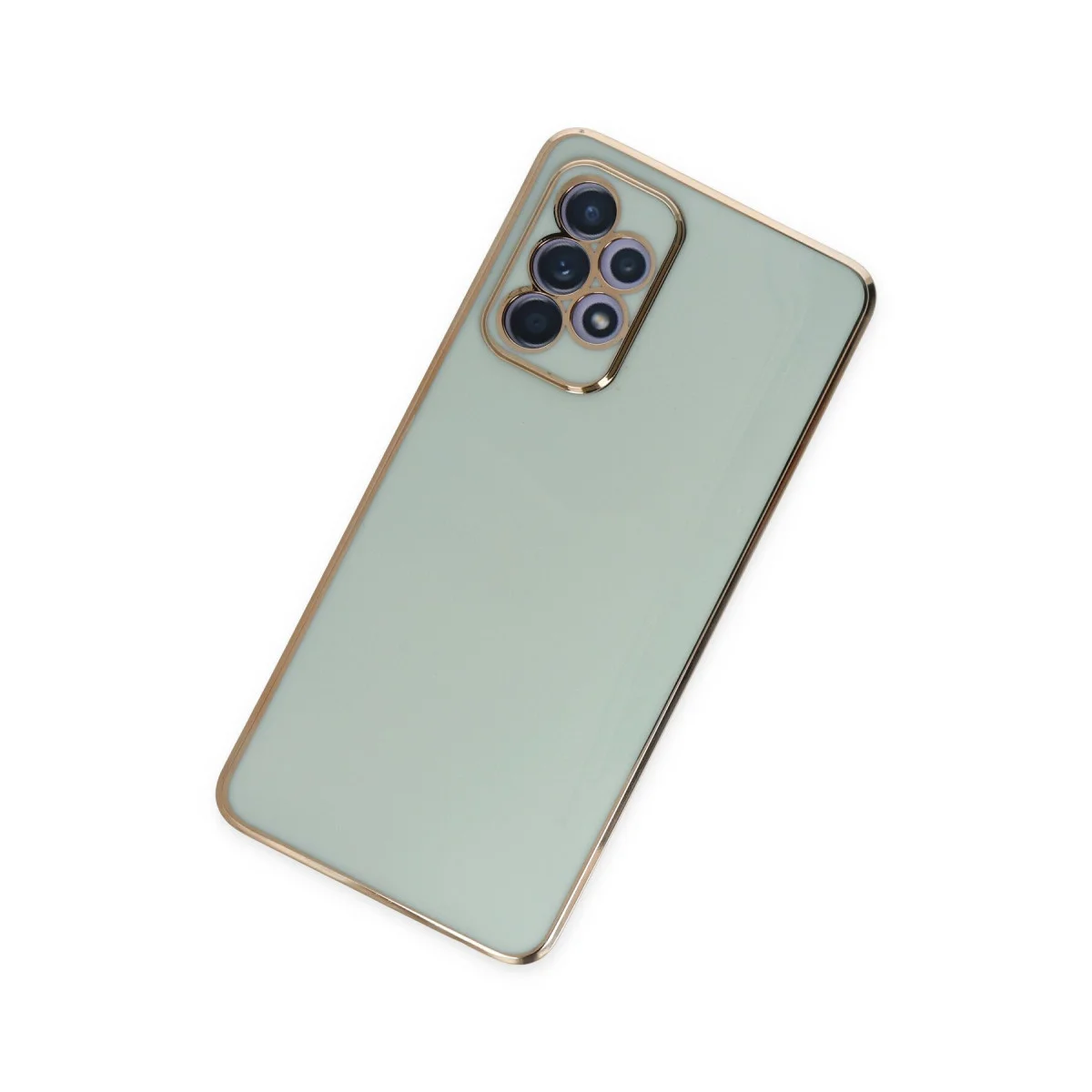 Galaxy A52 Kılıf Volet Silikon - Açık Yeşil