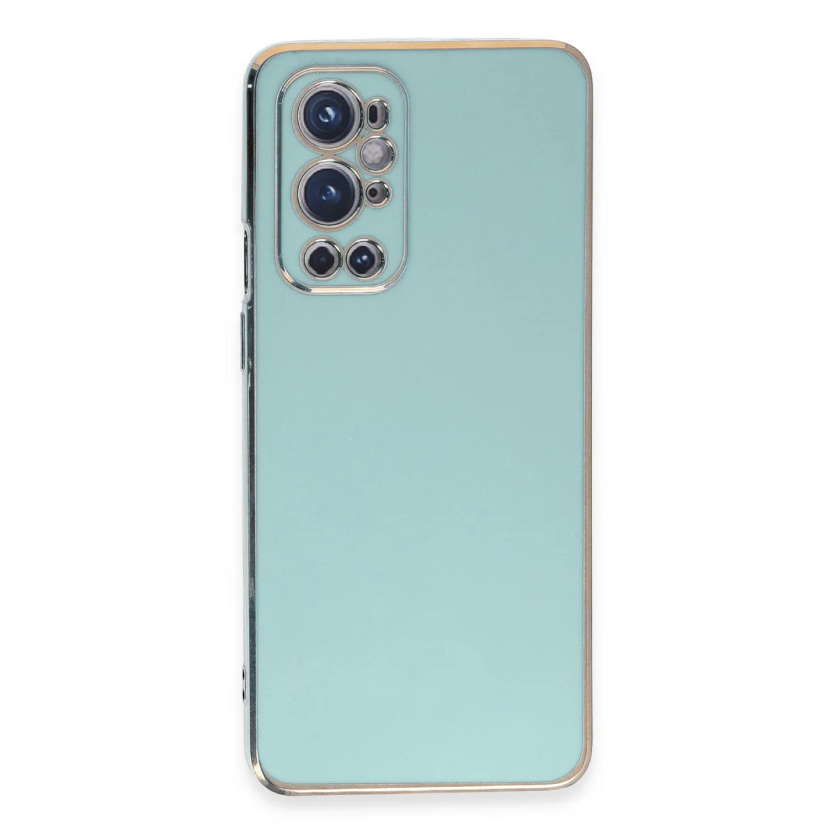 One Plus 9 Pro Kılıf Volet Silikon - Açık Yeşil