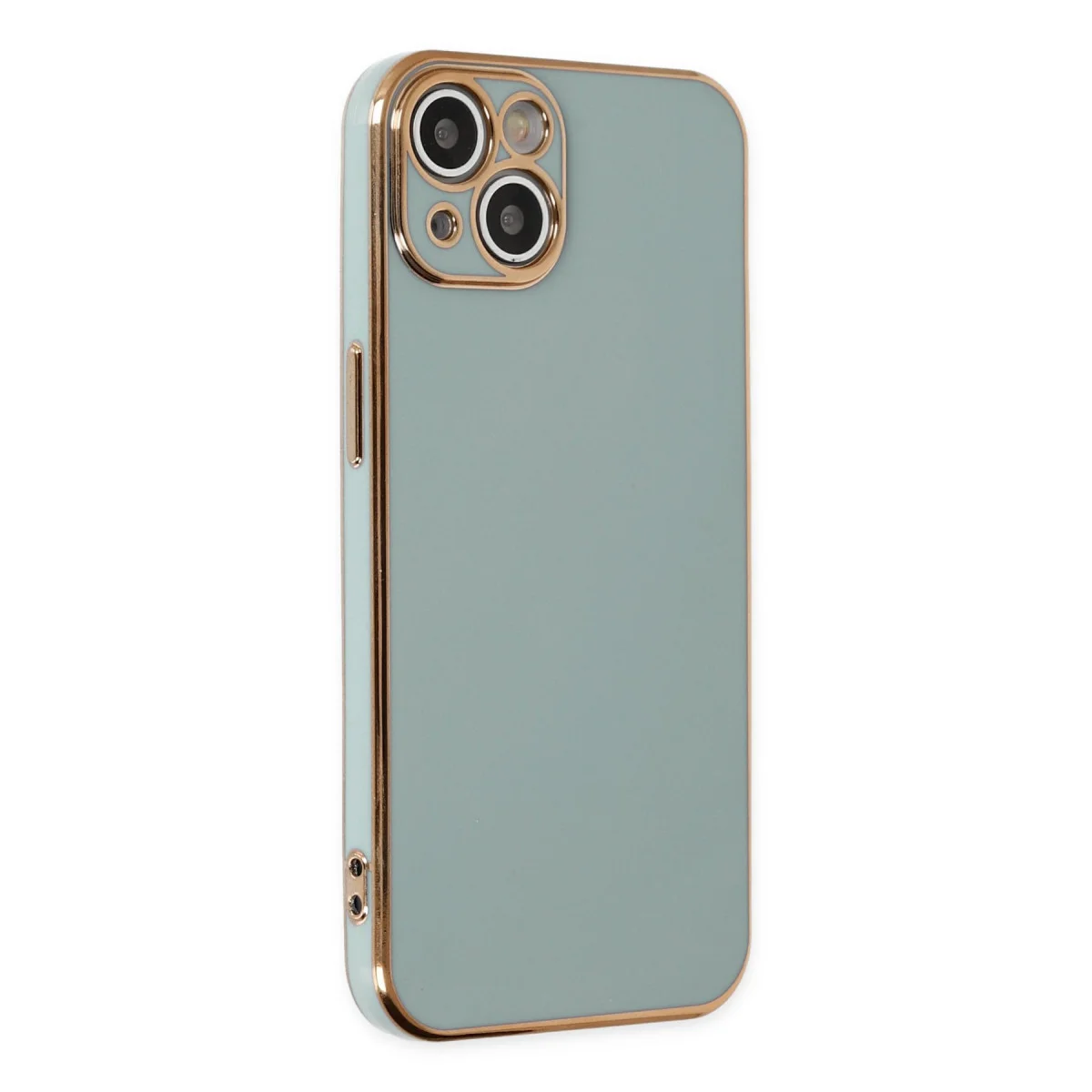iPhone 14 Kılıf Volet Silikon - Açık Yeşil