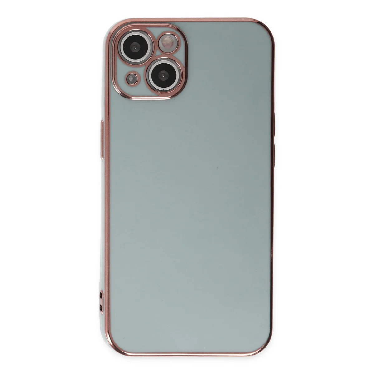 iPhone 14 Kılıf Volet Silikon - Açık Yeşil