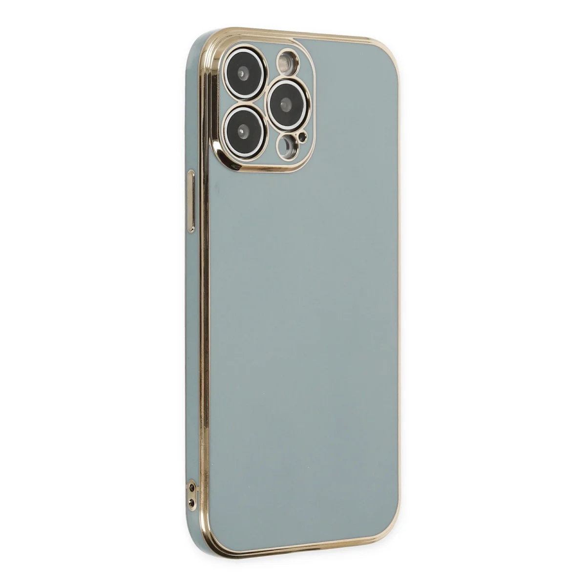 iPhone 14 Pro Max Kılıf Volet Silikon - Açık Yeşil